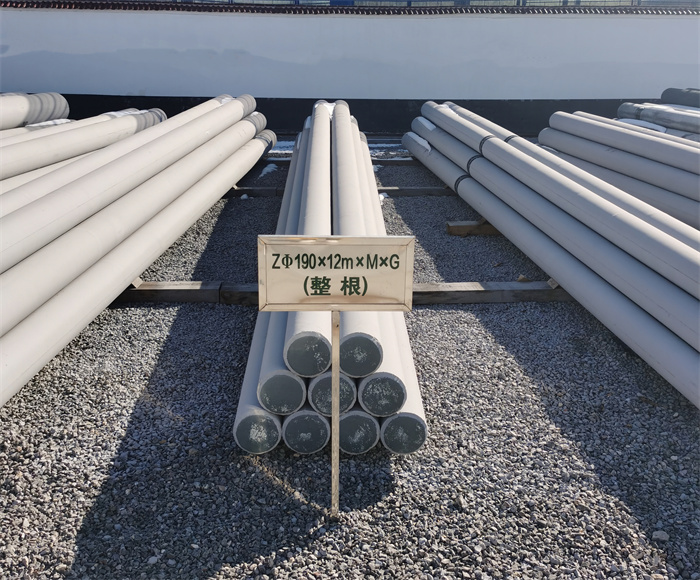 平房190×12米钢筋混凝土水泥电线杆